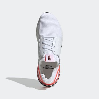 adidas 阿迪达斯 UltraBOOST 19 中性跑鞋 FW1970 亮白/红荧光 40