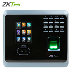 ZKTeco 中控智慧 UF100PLUS 指纹人脸面部识别考勤机