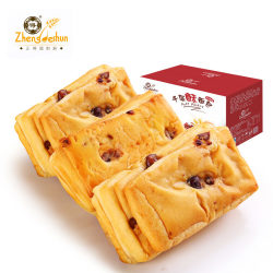 正得顺 红豆味千层酥面包 2斤装