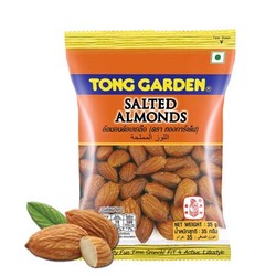 泰国进口 东园（TONG GARDEN) 每日坚果 果干炒货 盐焗扁桃仁 35g *6件