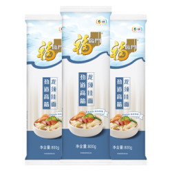 福临门 劲道高筋龙须面 1.5kg 面条 挂面 中粮出品 (套装)细面 适合汤面等 500g*3 *28件
