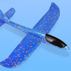 泡沫飞机网红玩具户外儿童大号手抛拼装模型回旋发光投掷滑翔机