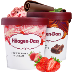 Häagen·Dazs 哈根达斯 冰淇淋 460ml*2桶 *2件