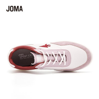 JOMA 1291X208 运动休闲时尚女款新品运动休闲滑板鞋 亚麻白/淡紫红 35.5