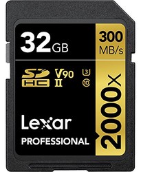 Lexar 雷克沙 Professional 2000x 32GB SDHC UHS-II 存储卡