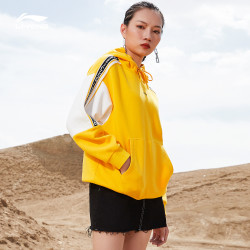 李宁卫衣女士2019新款运动时尚系列套头衫