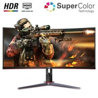 AOC CU34G2X 34英寸 VA显示器（144Hz、1ms、119%sRGB、1500R、HDR10）