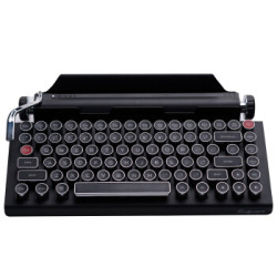京东京造&Qwerkywriter 2代 复古打字机 蓝牙无线机械键盘 84键 Cherry青轴