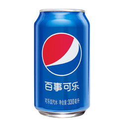 百事可乐 Pepsi 碳酸饮料 330ml*6听 整箱 (新老包装随机发货) 百事出品 *5件