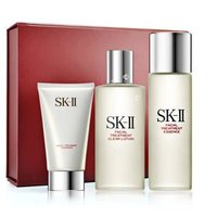 SK-II 神仙水精华清莹露洁面霜经典晶透护肤套装