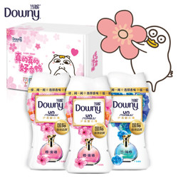 Downy 当妮 留香珠 樱花140gx2＋罗兰140g+当妮Downy小刘鸭限量帆布购物袋 *2件