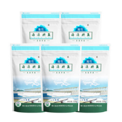 海花 盐 海藻碘盐立袋装 清廷贡盐 320g*5 *6件