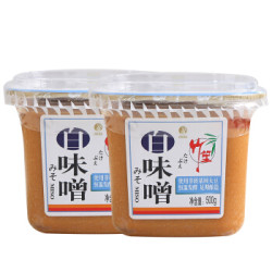 欣和 竹笙 白味噌 咸味噌 火锅调料 500g*2盒 日式酱汤 *3件