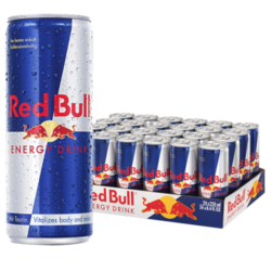 redbull奥地利进口加强版红牛功能饮料原味250ml*24罐