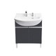 双11预售：TOTO 东陶 LDSW753W 落地式洗手台浴室柜 不含龙头