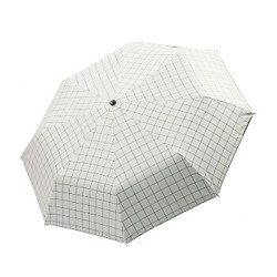 三折叠加厚黑胶防晒遮阳伞