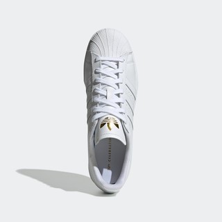 adidas 阿迪达斯 SUPERSTAR 中性休闲运动鞋 FU9196 白色 38.5