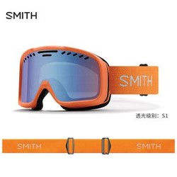 美国进口SMITH史密斯滑雪眼镜护目镜防雾装备滑雪镜PROJECT - ASIAN FIT 蓝镜黄框PRJ3ZHAL19-GA