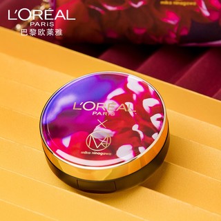 L'OREAL PARIS 巴黎欧莱雅 恒放溢彩持色哑光遮瑕轻垫霜 蜷川实花联名 #N2（14g+替换装14g） *2件