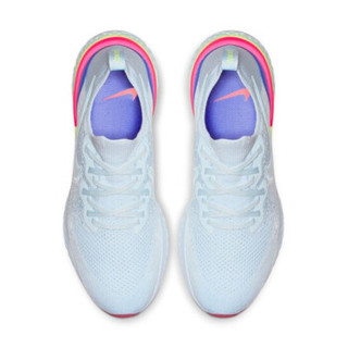 NIKE 耐克 EPIC REACT FLYKNIT 2 男子跑步鞋BQ8928-453 (白色/蓝色、42.5)