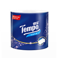 凑单品:得宝（Tempo） 卷纸 4层*160g* 1卷 德宝有芯卷筒纸巾 天然无香