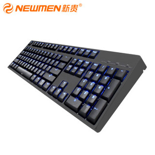 Newmen 新贵 F104 背光款 机械键盘（Cherry轴、PBT、104键、单色背光）