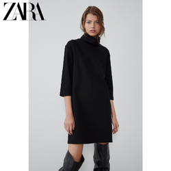 ZARA 新款 TRF 女装 高领连衣裙 04174853800