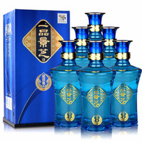 一品景芝 蓝淡雅整箱白酒 52度 500ml*6瓶