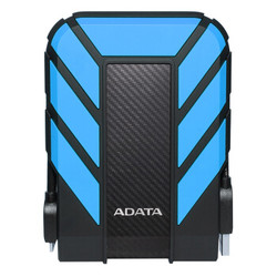 威刚（ADATA）移动硬盘 USB3.1 HD710P （IP68级三防防水 数据线一体收纳） 蓝色 1TB