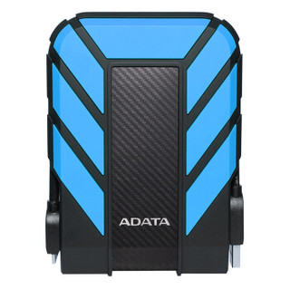 威刚（ADATA）移动硬盘 USB3.1 HD710P （IP68级三防防水 数据线一体收纳） 蓝色 1TB
