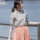 UNIQLO 优衣库 418230  女士条纹船领T恤