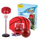 纽奇（Nukied）儿童篮球架男孩玩具可升降铁杆篮球框调节高度室内外玩具 1.5米圆座