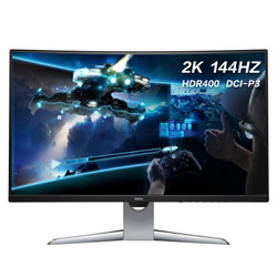 BenQ 明基 EX3203R 31.5英寸 VA显示器（2K、1800R、144Hz、HDR400、FreeSync、Type-C）
