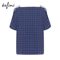 Eifini 伊芙丽 1180438227781 女士一字领衬衫