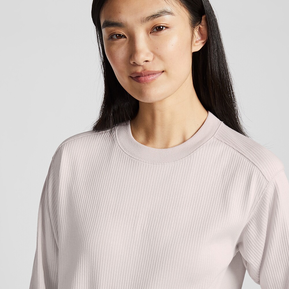 uniqlo 优衣库 419693 罗纹圆领长袖t恤