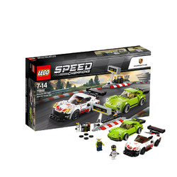 LEGO 乐高 超级赛车速度冠军系列 75888 保时捷911 RSR&Turbo3.0