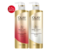 玉兰油(OLAY)B3烟酰胺莹亮臻护 紧致臻护精华沐浴乳500mlX2