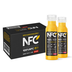 农夫山泉 NFC果汁 100%NFC橙汁300ml*12瓶 再送12瓶 到2019年11月22到期 *2件