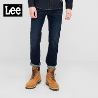 Lee商场同款男款蓝修身直筒九分牛仔裤新款L157221VJ8ES