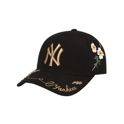 MLB 美国职棒大联盟 男女logo刺绣NY小蜜蜂棒球帽