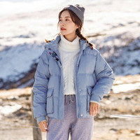 INMAN 茵曼 女士连帽羽绒服