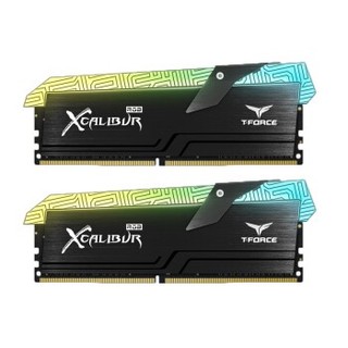 Team 十铨 王者之剑 DDR4 3600 RGB台式机内存条 16GB(8GB×2)套装 图腾版