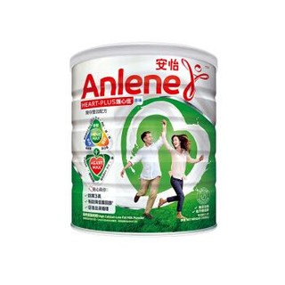 安怡（Anlene）护心佳成人奶粉乳粉 高钙低脂 750g/罐 *2件