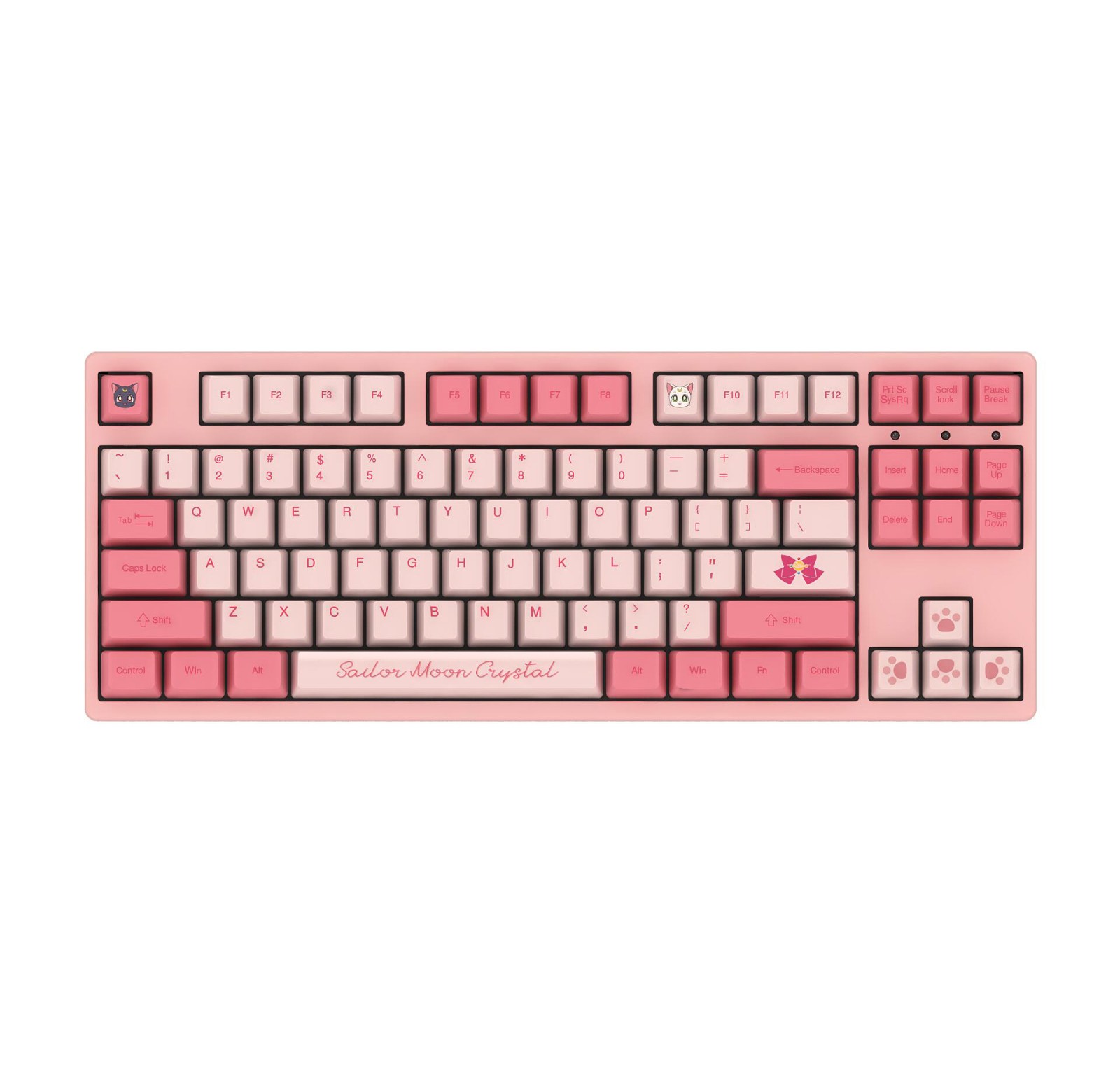 akko 艾酷 3087 pbt 87键 机械键盘 美少女战士