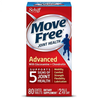 Schiff 旭福 Move Frees 氨糖软骨素维骨力 红瓶 80片