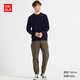  UNIQLO 优衣库 419201 男士圆领纯羊绒衫　