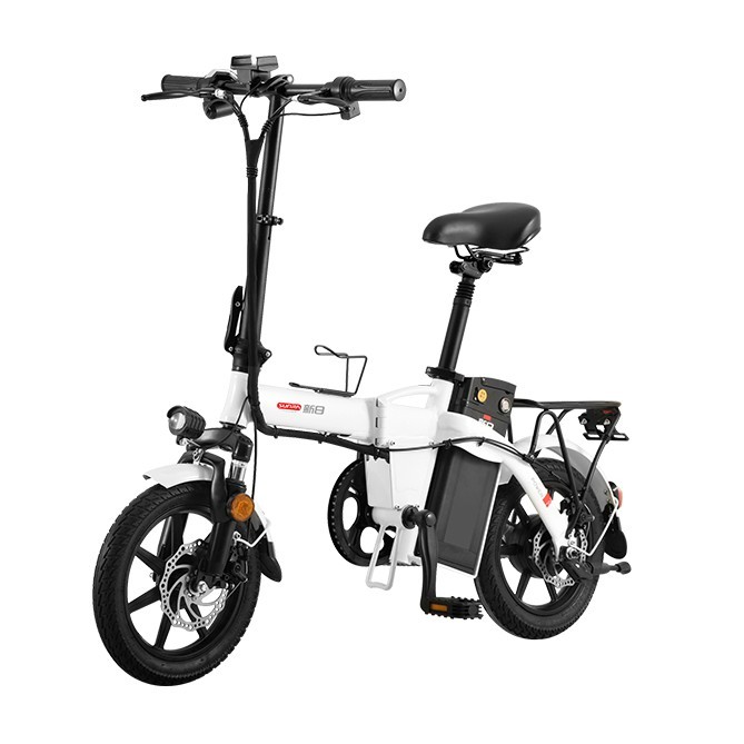 sunra新日dc1折叠电动车自行车