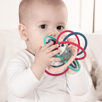 蓓臣 曼哈顿牙胶手抓球0-1岁婴儿安抚玩具