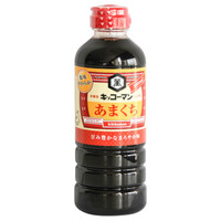 日本进口 龟甲万 万字甜口酱油 酿造酱油500ml *2件