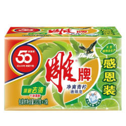 雕牌 洗衣皂 净爽青柠 202g*2块